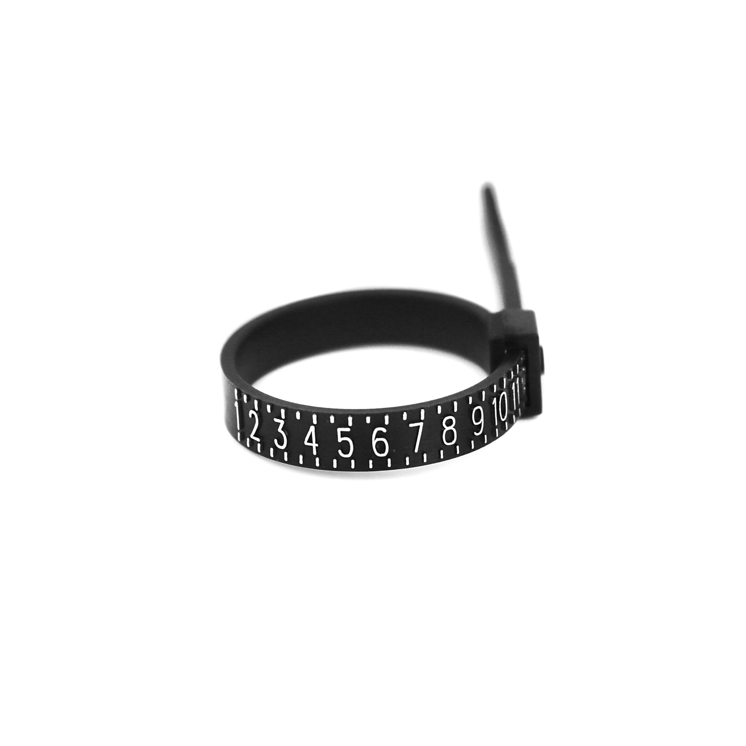 Ring Sizer - Black Plastic