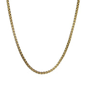 Box Chain Necklace - Gold 2.4mm
