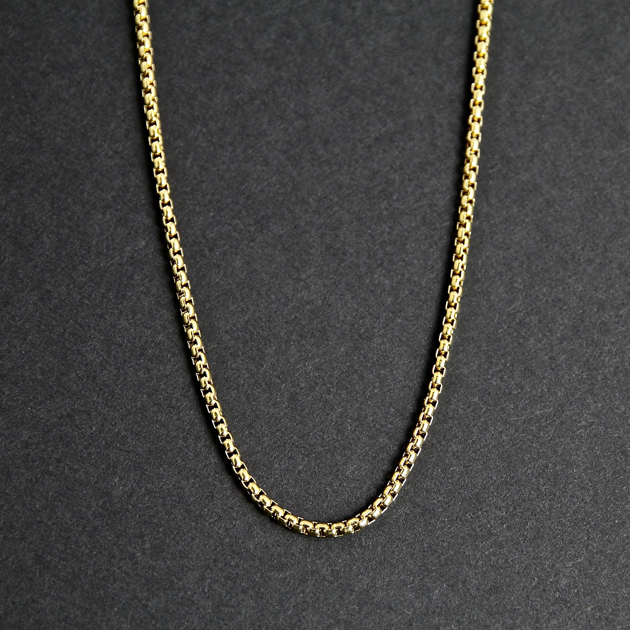 Box Chain Necklace - Gold 2mm