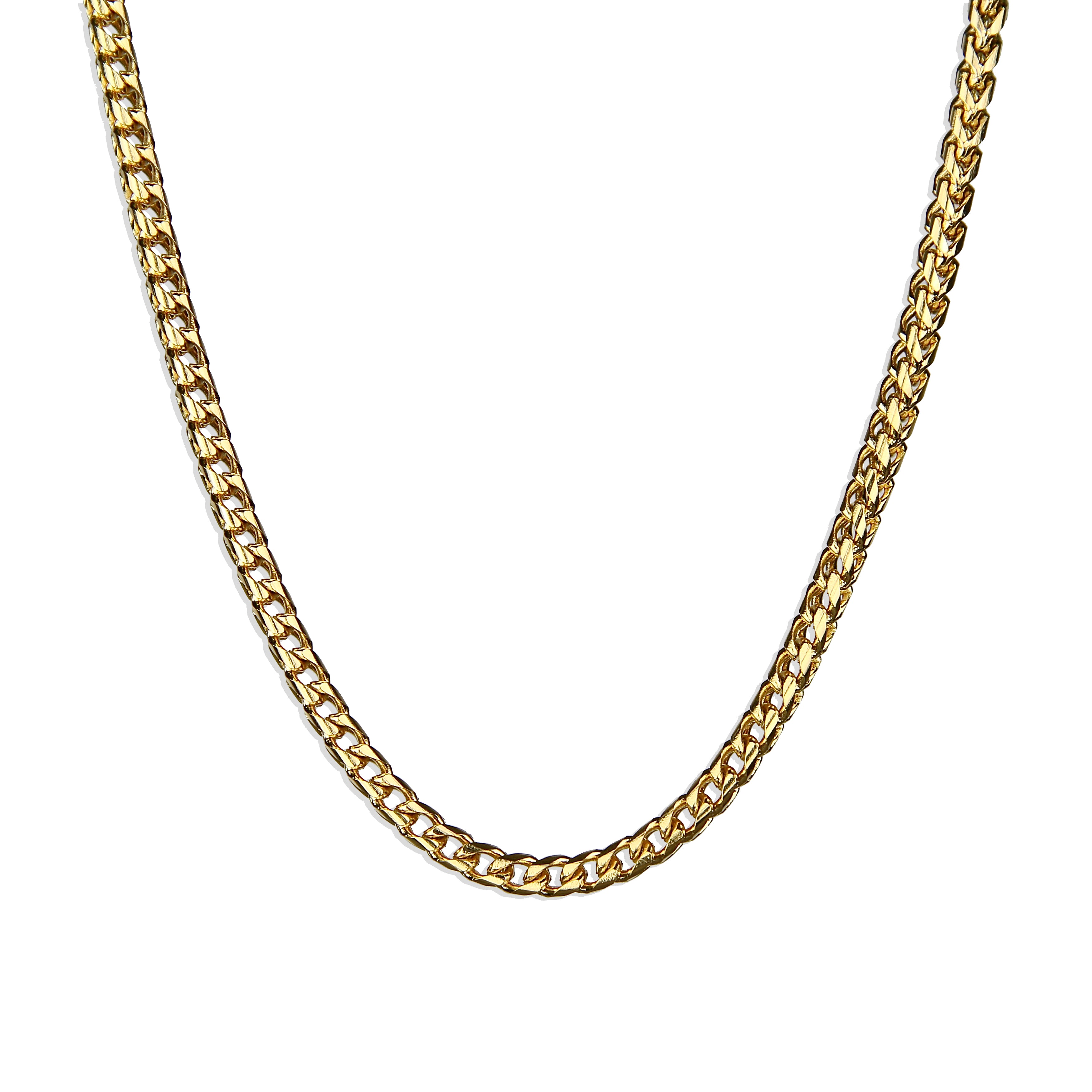 Franco Chain Necklace - Gold 3.5mm