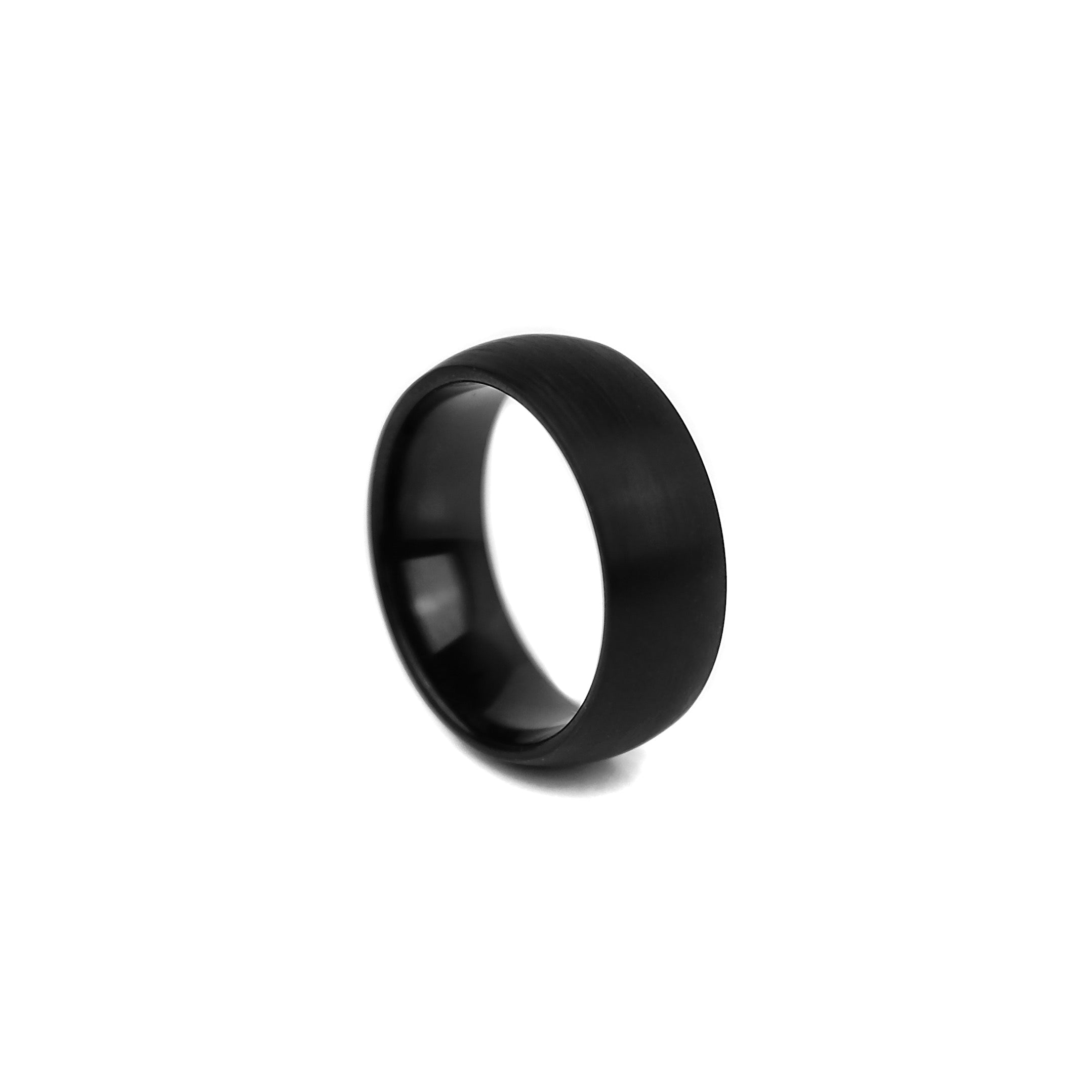 Brushed Tungsten Band - Black