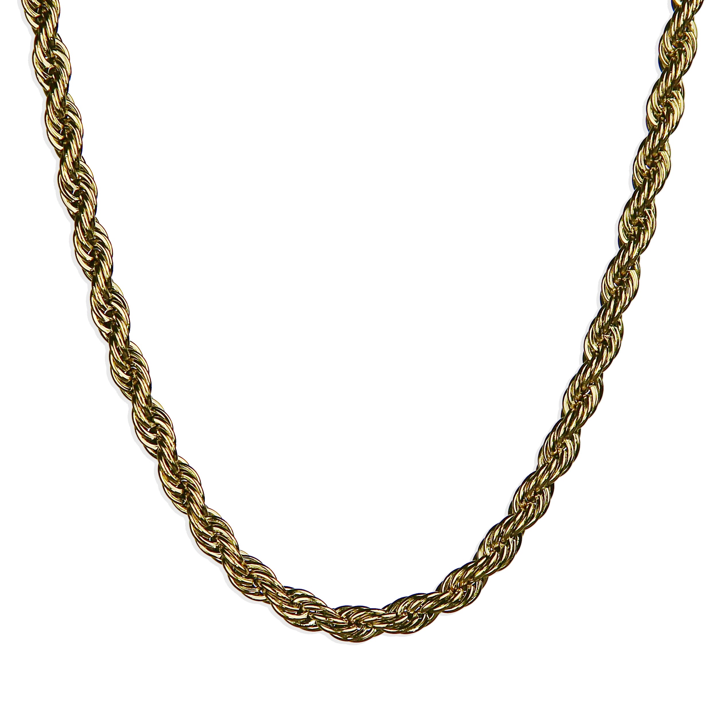 Rope Chain Necklace - Gold 4mm