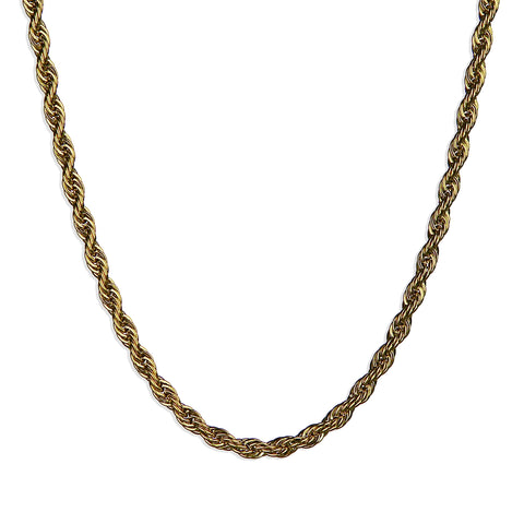 Rope Chain Necklace - Gold 3mm