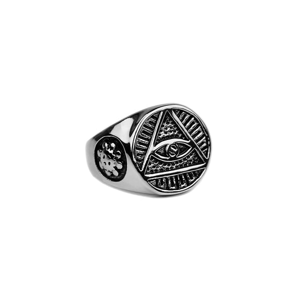 Eye of Providence Ring - Silver