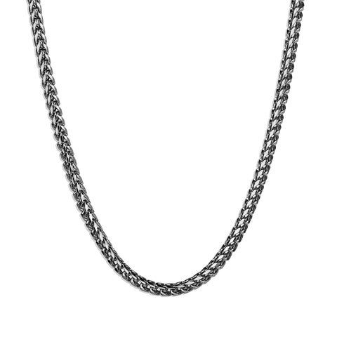 Franco Chain Necklace - Silver 3.5mm