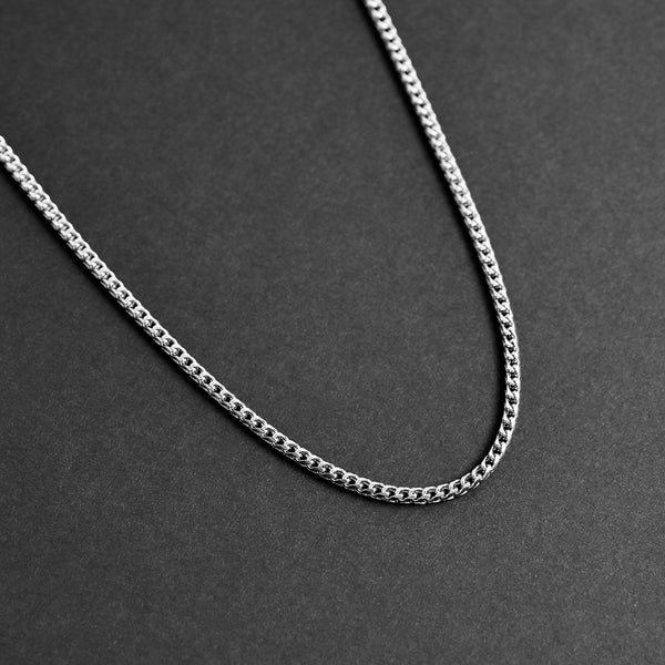 Franco Chain Necklace - Silver 3.5mm