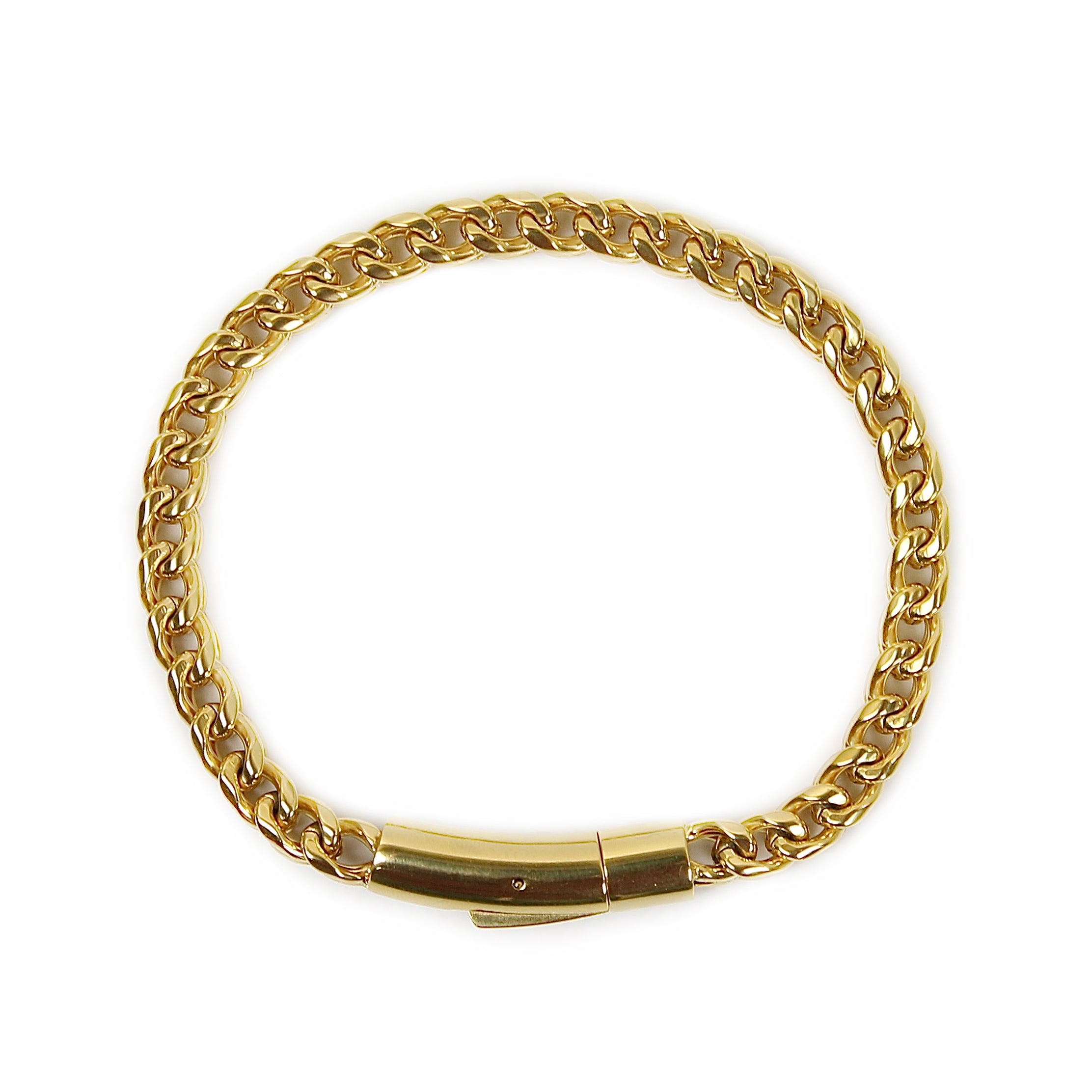 Franco Snap Bracelet - Gold