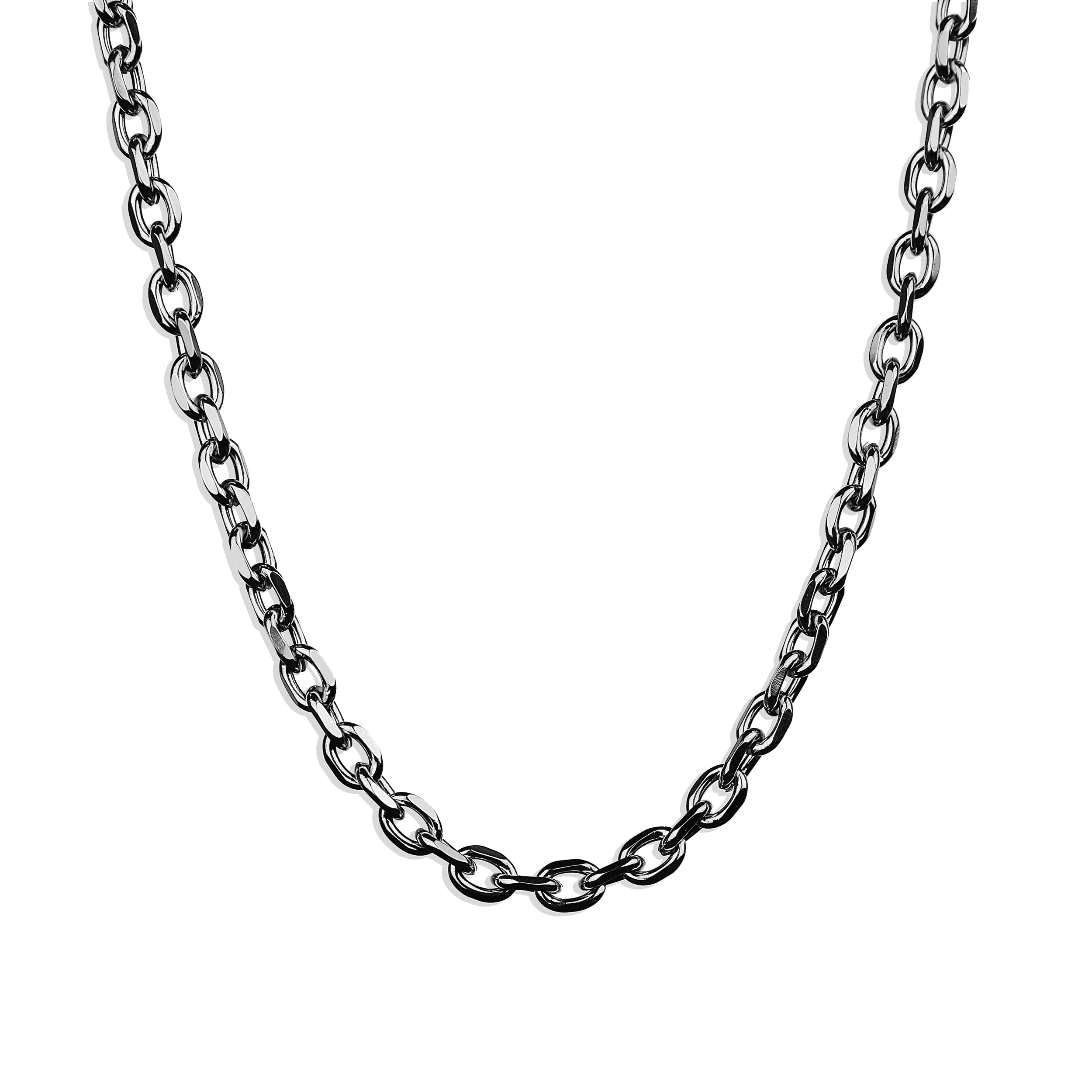 Modern Cable Chain - Silver 5mm