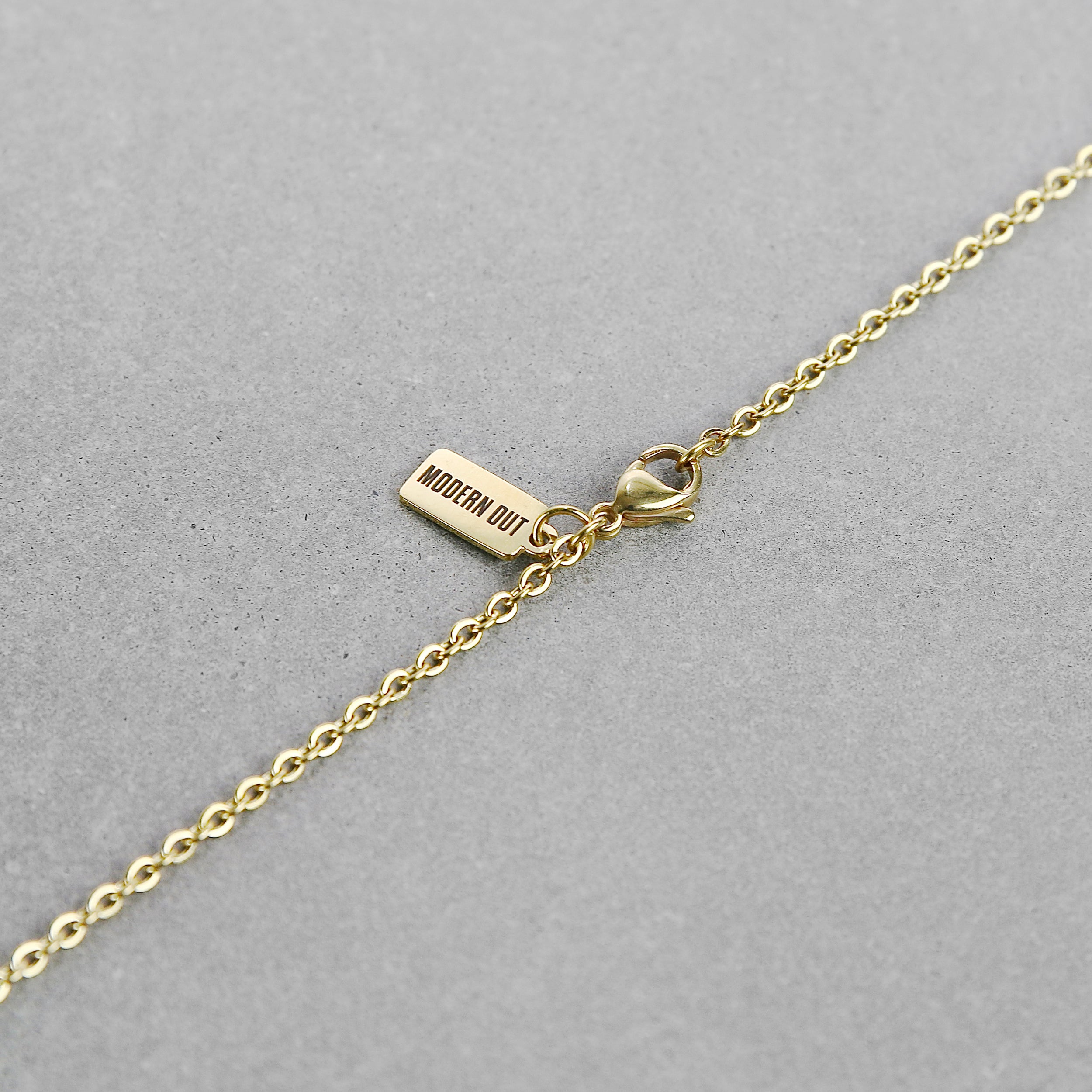 Peace Sign Necklace - Gold