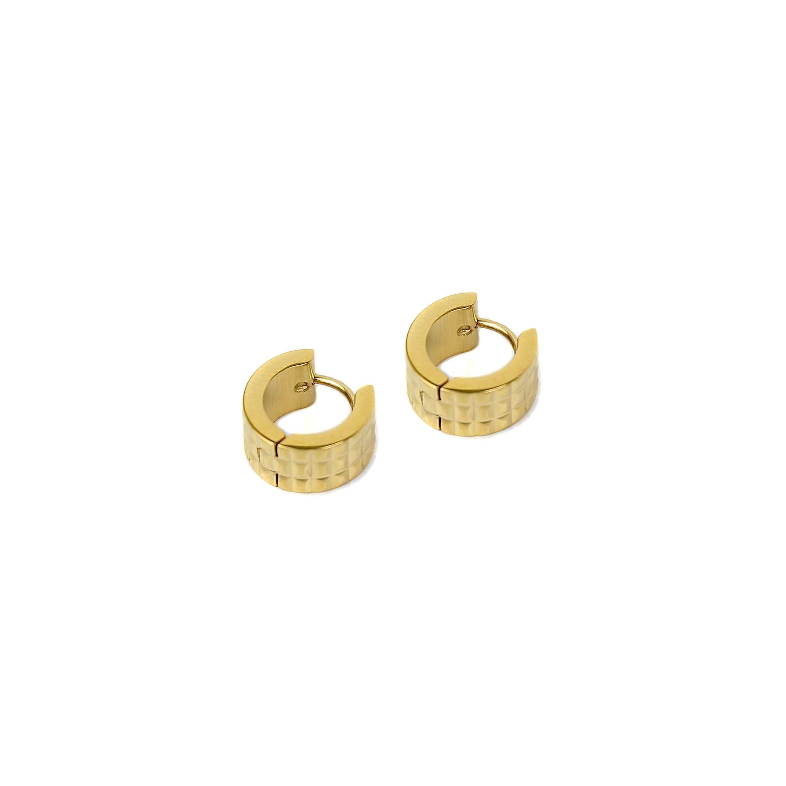 Round Stud Earring - 7mm Gold