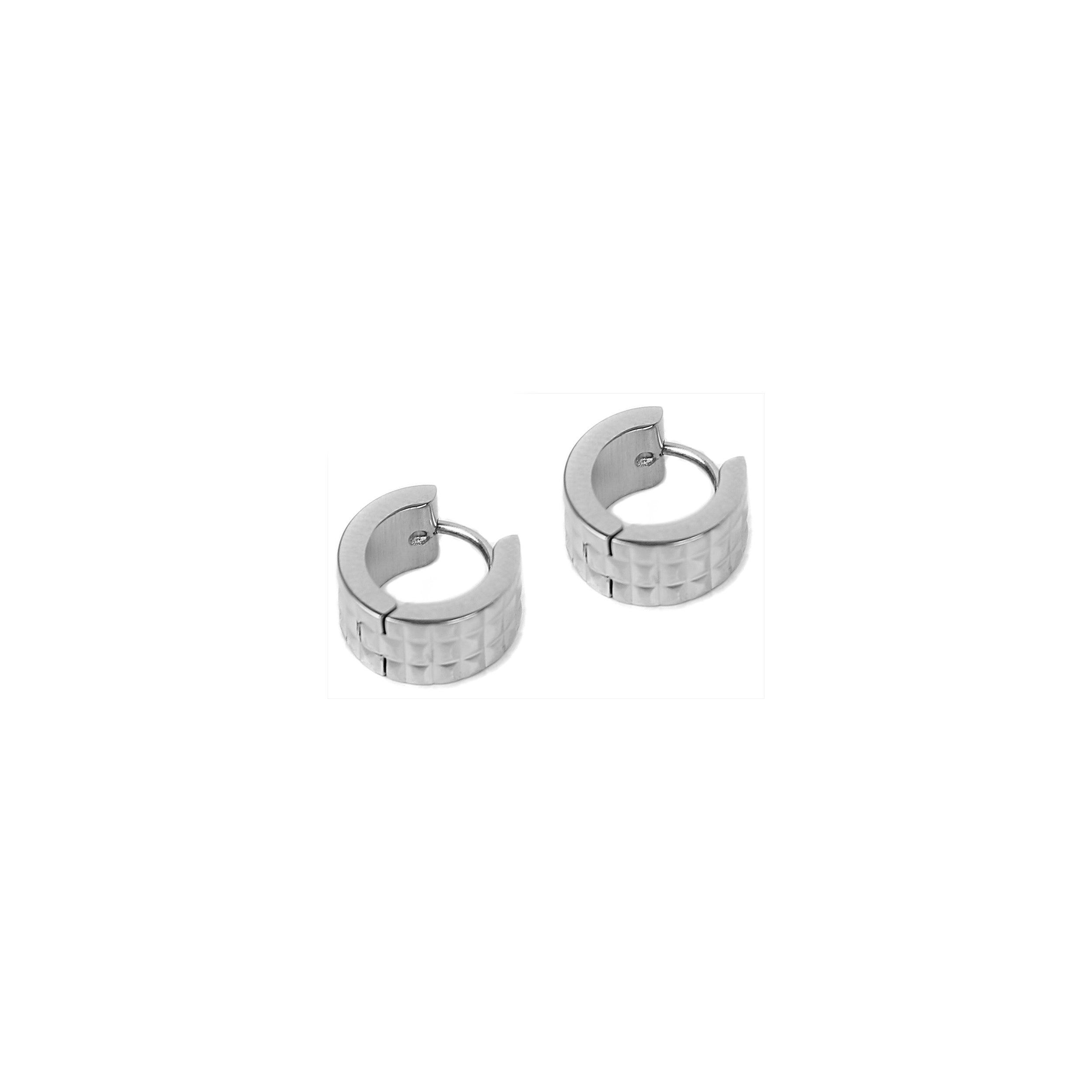 Round Stud Earring - 7mm Silver